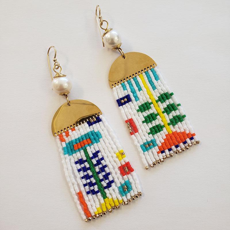 Beading earrings on sale for beginners