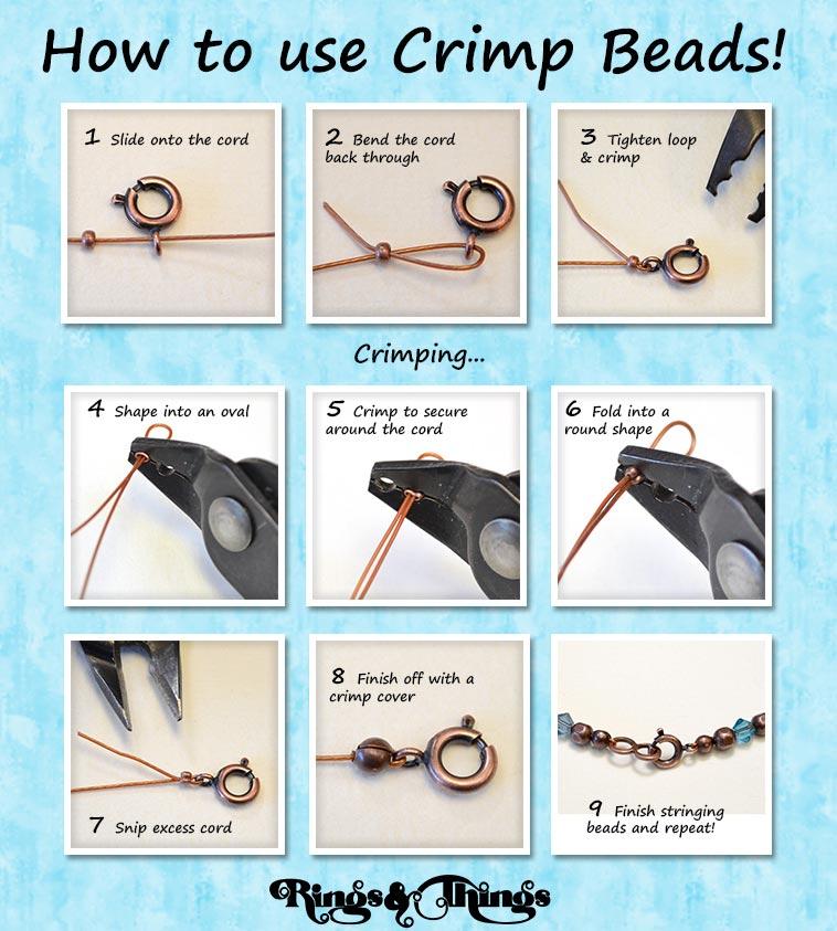 infographic: how to use crimp beads