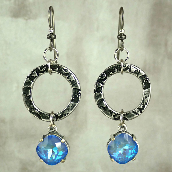 Blue Halo Earrings Tutorial - Rings & Things