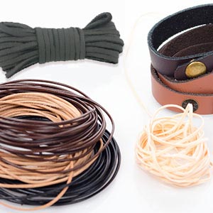 Leather Cord and Leather Strips