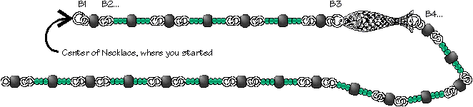 Connect links to make a chain (image courtesy of Rings & Things)