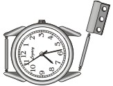Attach watch tip to watch head (illustration courtesy of Rings & Things)
