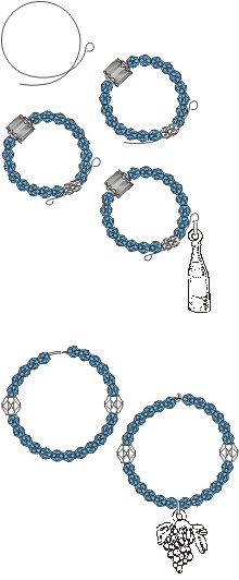 How to make wine-glass charms (another free jewelry project from Rings & Things)